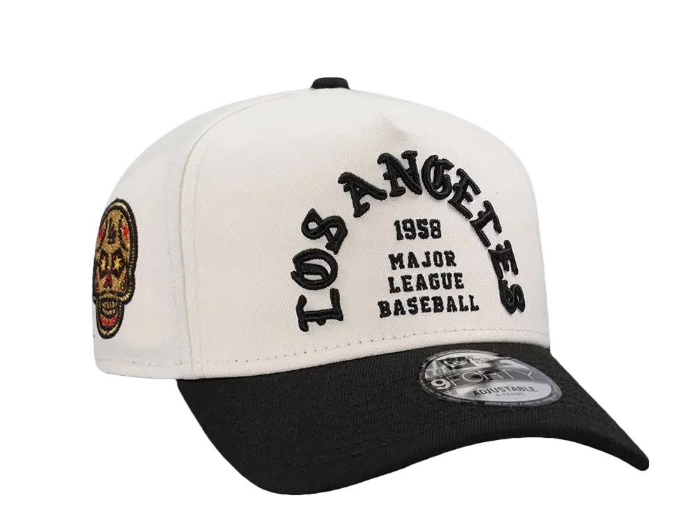 LA Dodgers Metallic Skull