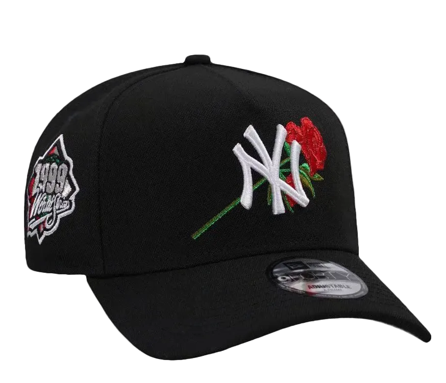 NY Yankees Black Rose
